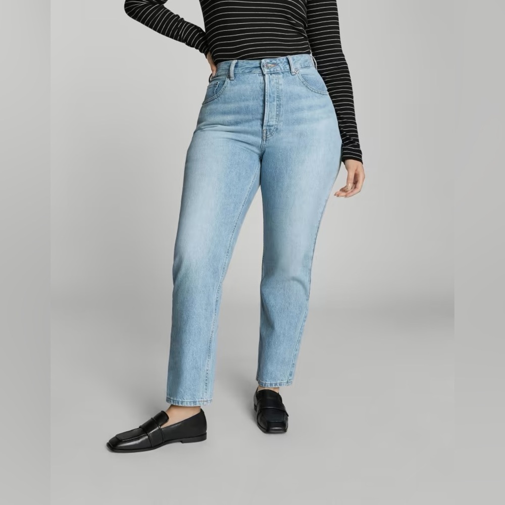 Everlane The Curvy ’90s Cheeky Straight Leg Jeans Size 28 NWT